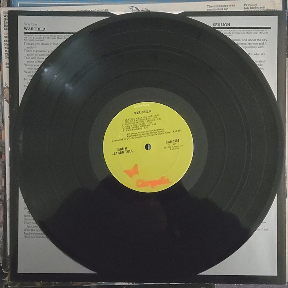 Vintage Vinyl 1974 Jethro Tull War Child LP Album - Picture 6 of 8